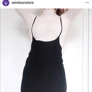 Tight stretchy Scoop Camisole Mini Dress